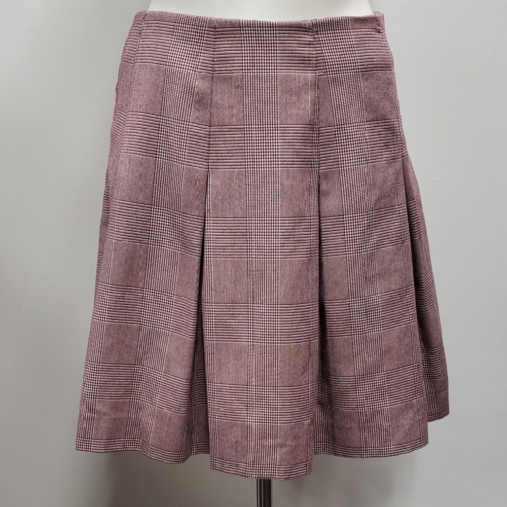 Dennis Uniform Girls Plaid Skort G16  Pleated Red!/White